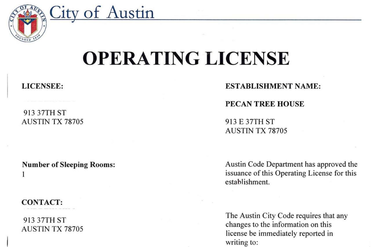 Ut Moody Center Downtown Eco Pecan Tree House Free Wifi Parking Quiet Office オースティン エクステリア 写真